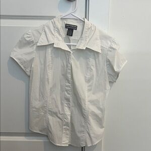 Chico's White Button Down Shirt for Women